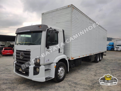 Imagem 3 de 15 de Volkswagen Constellation 24.280 Truck Baú 11 Metros Revisado