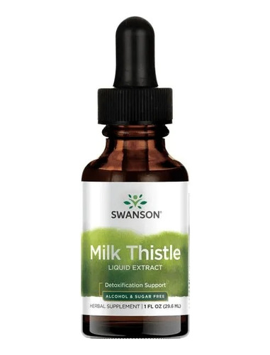 Milk Thistle Extracto Liquido  1fl Oz 29,6 Ml Swanson