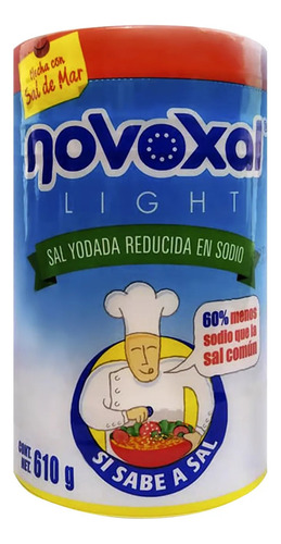 Sal Reducida En Sodio Novoxal 610 Gr Ligera De Mar