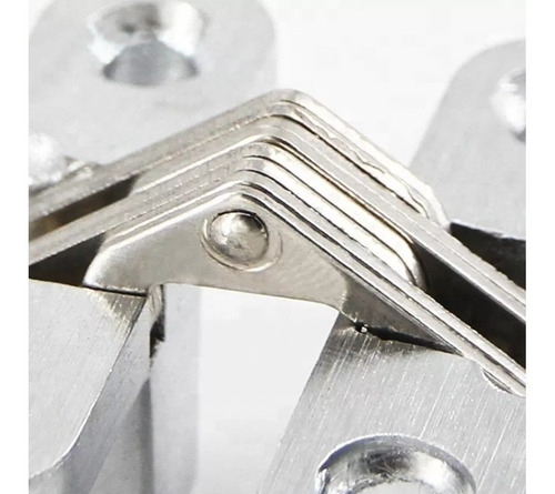 Imagen 4 de 5 de Bisagra De Canto Invisible De Seguridad Para Puerta 94mm