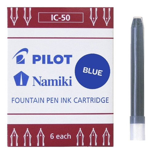 Tanque Repuesto Cartuchos Tinta Pilot P/pluma Mr X 6ud Ic-50