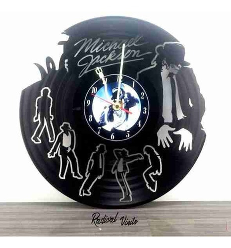 Reloj De Vinilo Michael Jackson 2 Regalos Decoracion 