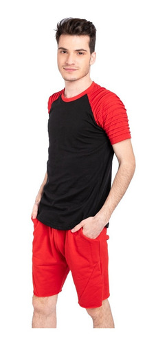 Imagen 3 de 10 de Remera De Hombre Entallada Manga Corta A27