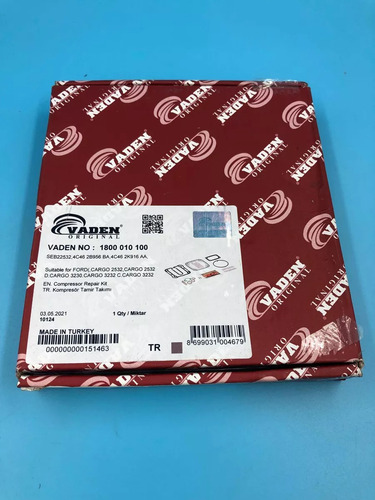Kit Reparo Compressor De Ar Knorr Bremse Seb22532 Ford Vw