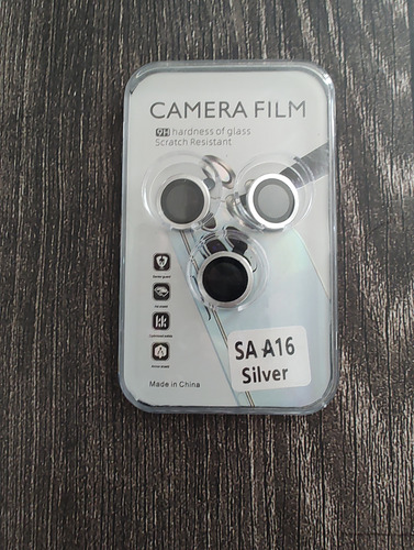 Vidrio Protector De Camara Para Samsung A16 Lisos Y C Strass Liso Plateado