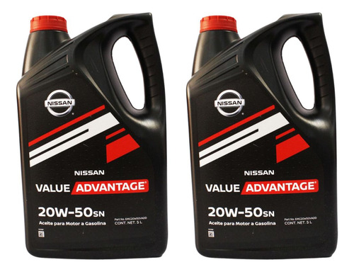 Kit 10l Aceite Nissan 20w50 Frontier 2002