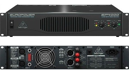 Behringer Ep4000 Amplificador Potencia  2 X 1400w 4 Ohms
