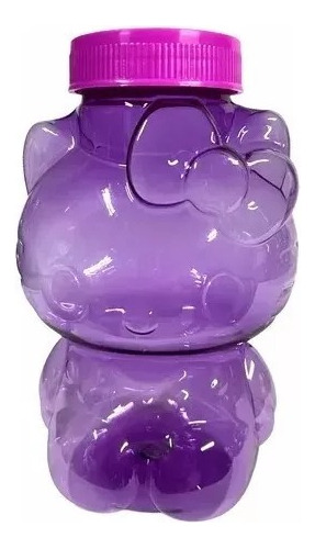 Hello Kitty Chela Botella 1 Litro Con Popote Colores 20 Pzs