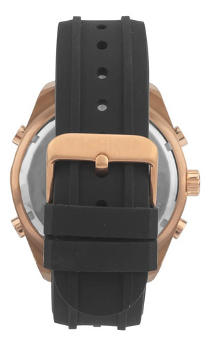 Relógio Technos Masculino Anadigi Multifunção Rosé Moderno