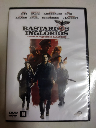 Dvd Bastardos Inglórios - Brad Pitt . Quentin Tarantino 
