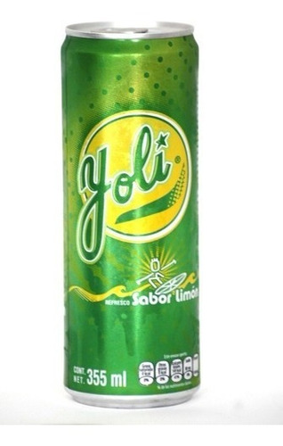 Refresco Yoli 12 Latas Soda Sabor Limón Acapulco Guerrero