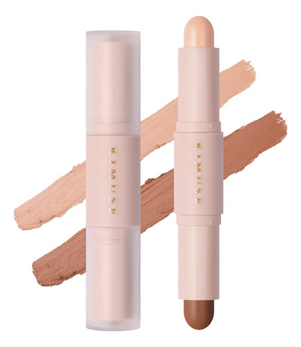 Kimuse 2color Dual Cream Contour Stick, Highlight & Contour.