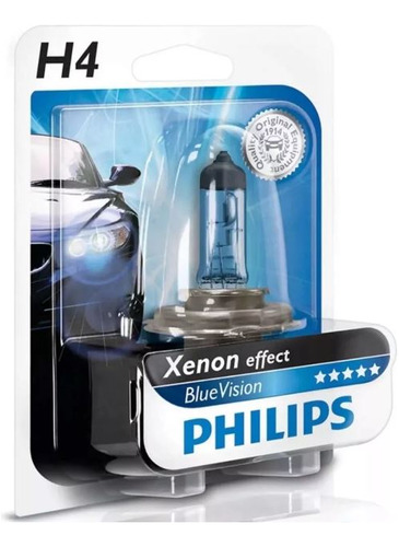 Lampara Philips Blue Vision H4 Philips B12342bv