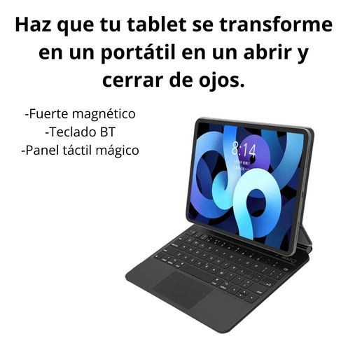 Funda Para iPad Pro 12.9 Con Teclado Bluetooth Case