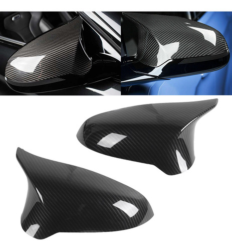 Carcasa Para Espejo Retrovisor, 2 Piezas, Tapas De Fibra De