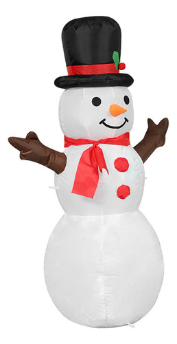 Muñeco De Nieve Inflable Navideño, Decoración Navideña,