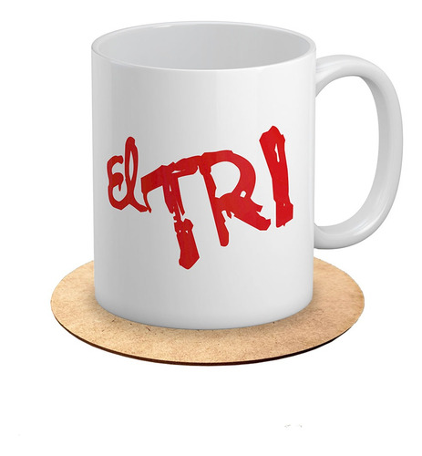 Portavaso Mdf Con Taza Regalo El Tri