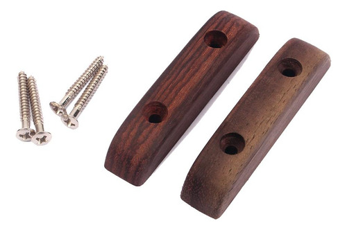 Rosewood Thumb Rest Tug Bar Finger Pull Para Accesorios De
