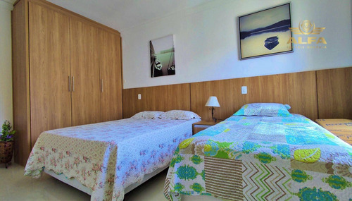 Imagem 14 de 30 de Apartamento A Venda Na Praia, 4 Suítes, Vista Para O Mar, Lazer, 2 Vagas De Garagem. - Ap1412
