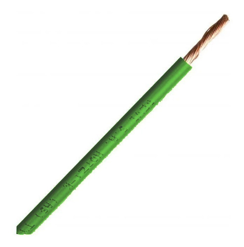 Cable Ecorevi Libre Halógenos 2.5 Mm2 750v 70°c 50mts-verde