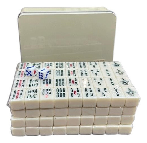 Mini Juego De Mahjong Chino, 144 Hojas, Juegos De Azulejos,a