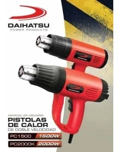 Pistola De Calor Aire Caliente Daihatsu 2000w + Kit