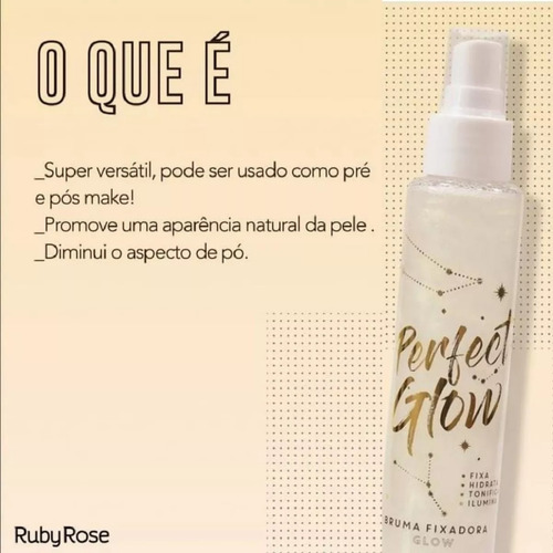 Bruma Fixadora Perfct Glow - Ruby Rose