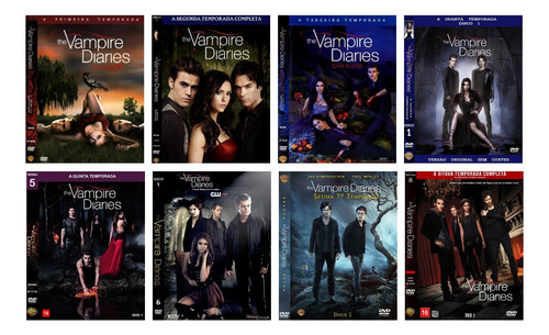 Coleção Dvd Série: Diários De Um Vampiro