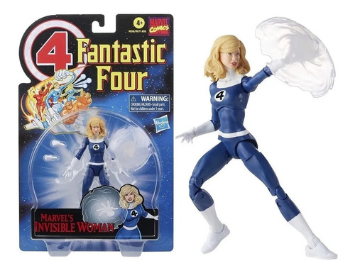 Figura Mujer Invisible Cuatro Fantasticos Retro - Hasbro