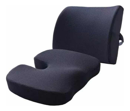 Cojin Lumbar Ergonomico Y Asiento Ergonomico Para Sillas Kit