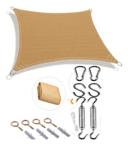 Pack De 2 Toldos Velas 2x2, Rectangular