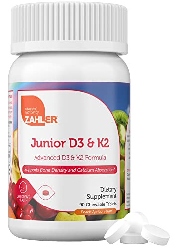 Zahler - Junior Vitamina D3 + K2 Tabletas Masticables Q3s8l