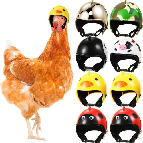 Casco De Gallina De 8 Piezas, Casco De Seguridad Para Mascot