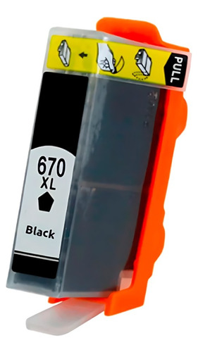 Cartridge  670xl Negro  Para Hp Deskjet 3525