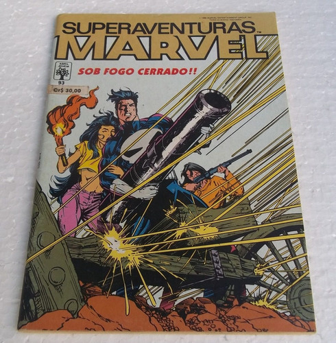 Gibi Superaventuras Marvel  Nº 93  - Março De 1990