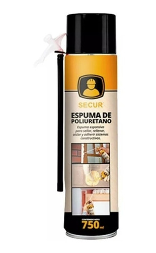 Espuma De Poliuretano 750 Ml Secur