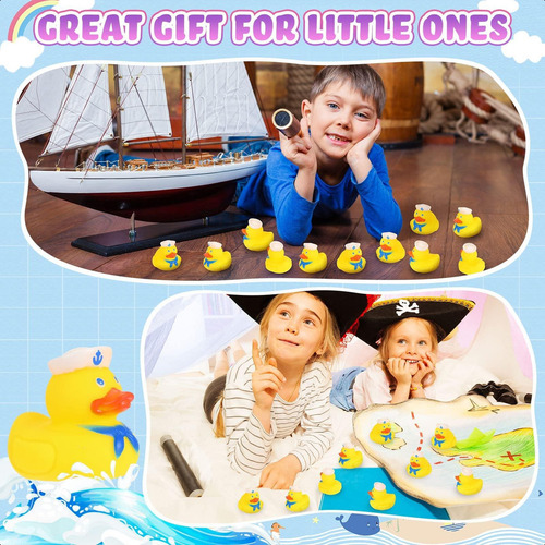 Jexine 24pcs Pato De Crucero A Granel Pato Fresco Pato De Cr