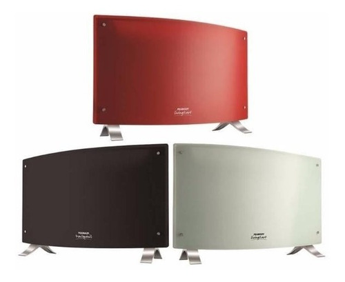 Imagen 7 de 10 de Vitroconvector Calefactor Curvo 2000w Peabody Pe-vqm20 Negro