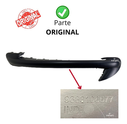 Parachoque Peugeot 207 2008 2009 2010 2011 2012 13 Com Furo