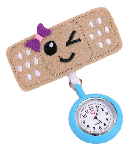 Reloj De Bolsillo Enfermera Pediatra Curita Kawai Moda Corea