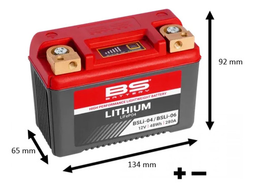 Batería De Litio Bs Battery Li-04 / Li-06