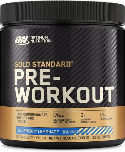 Pre Workout Optimum Nutrition Pre Entreno 300 Gr Todo Sabor