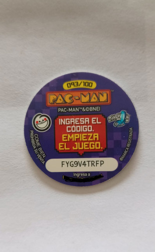 Tazo Pac Man 093/100 I (Usado)