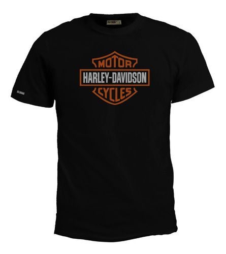 Camiseta Estampada 2xl - 3xl Harley Davidson Logo Motos Zxb