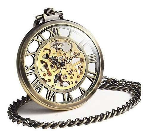 Manchda Steampunk Mechanical Skeleton Big Size Mano Winding 