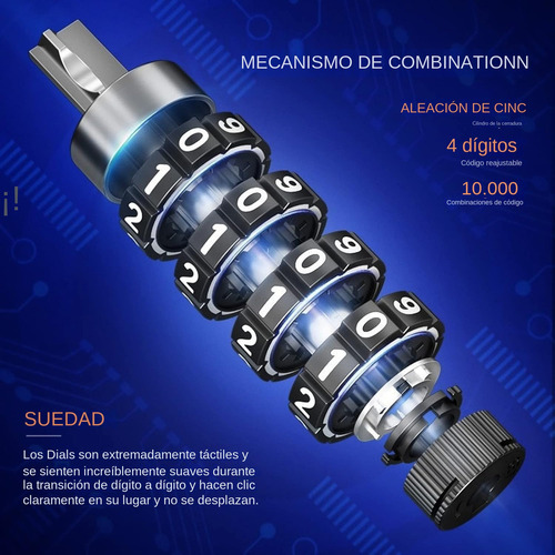 Cable De Bloqueo De Scooter Para Xiaomi Mijia M365 Es Series, Cerraduras Combinadas De Bicicleta, Cerradura De Cadena Enrollada, Alambre De Acero Básico De Núcleo Autoenrollable, 4 Pies De