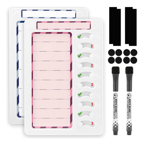 Tabla De Tareas De Borrado En Seco Reutilizable Para Niños