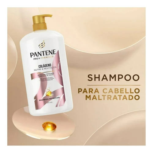 Shampoo Pantene Pro-v Colágeno Nutre & Revitaliza 950 Ml