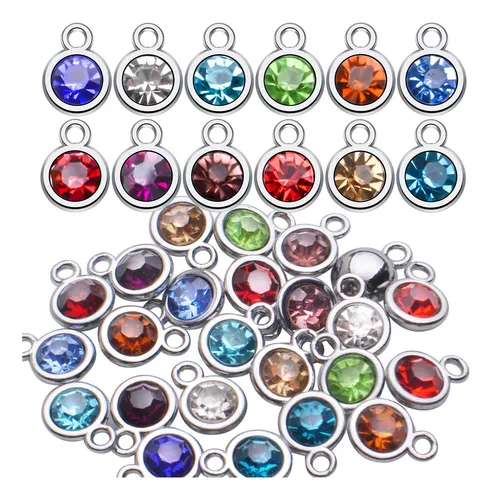 comprar Dijes De Cristal, 48 Dijes De Piedra Natal, Colgantes D...