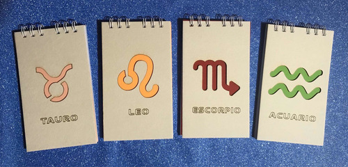 Imagen 5 de 10 de Libretas Personalizadas Signos Zodiacales